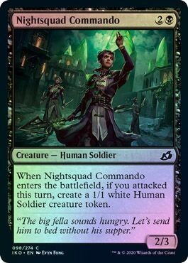 Nightsquad Commando 098/274 - Foil Ikoria: Lair of Behemoths Foil Singles
