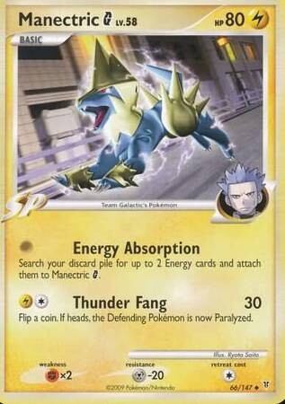 Manectric G - 66/147 - Uncommon
Platinum: Supreme Victors Singles