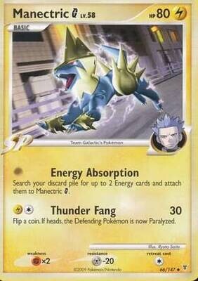 Manectric G - 66/147 - Uncommon
Platinum: Supreme Victors Singles