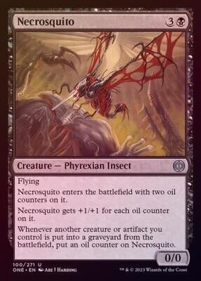 Necrosquito 100/271 - Foil Phyrexia All Will Be One Foil Singles