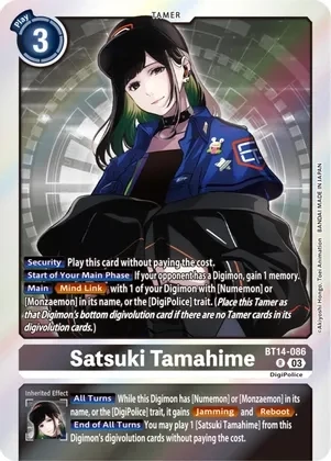 Satsuki Tamahime - Blast Ace (BT14) Blast Ace Foil