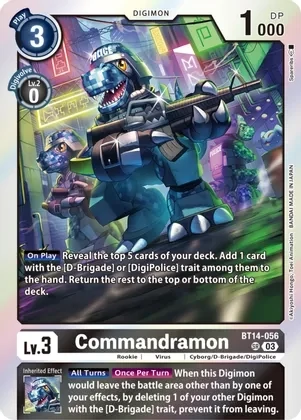 Commandramon - Blast Ace (BT14)
Blast Ace