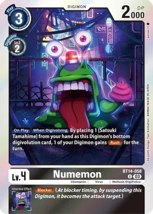 Numemon - Blast Ace (BT14)
Blast Ace Foil