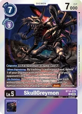 SkullGreymon - Blast Ace (BT14) Blast Ace Foil