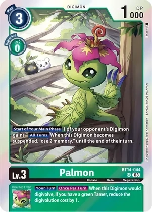 Palmon - Blast Ace (BT14)
Blast Ace Foil