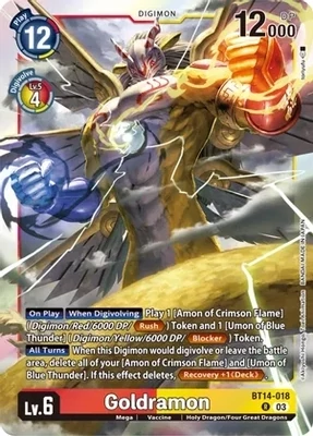 Goldramon - Blast Ace (BT14)
Blast Ace Foil
