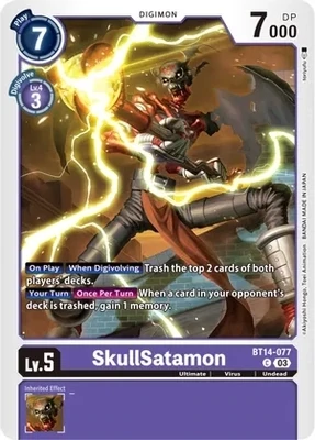 SkullSatamon - Blast Ace (BT14)
Blast Ace