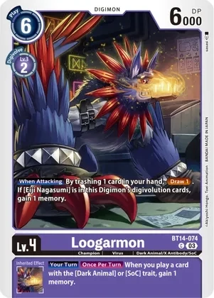 Loogarmon - Blast Ace (BT14)
Blast Ace