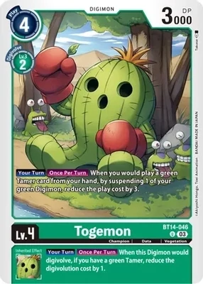 Togemon - Blast Ace (BT14)
Blast Ace