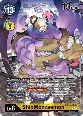 SH ShinMonzaemon (Textured Alternate Art) - Resurgence Booster (RB-01)
Resurgence Booster