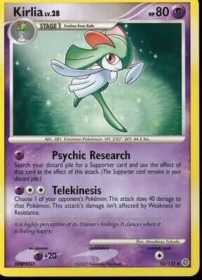 Kirlia - 53/132 - Uncommon
Diamond &amp; Pearl: Secret Wonders Singles