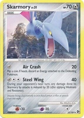 Skarmory - 53/106 - Uncommon
Diamond &amp; Pearl: Great Encounters Singles