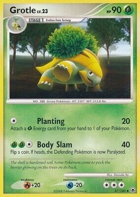 Grotle - 37/100 - Uncommon Diamond &amp; Pearl: Majestic Dawn Singles
