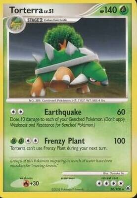 Torterra - 30/100 - Rare
Diamond &amp; Pearl: Majestic Dawn Singles