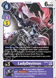 SH LadyDevimon (Tamer Goods Set Angewomon &amp; LadyDevimon) - Starter Deck 10: Parallel World Tactician (ST-10)
Starter Deck 10: Parallel World Tactician