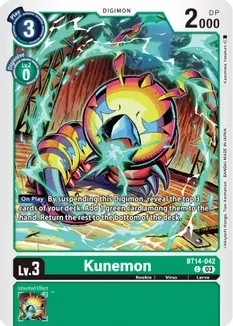 Kunemon - Blast Ace (BT14)
Blast Ace