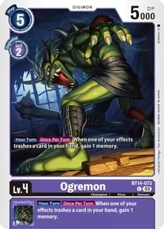 Ogremon - Blast Ace (BT14)
Blast Ace