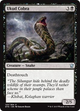 Ukud Cobra 123/264 - Dragons of Tarkir Singles (Español)