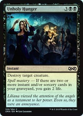 Unholy Hunger 120/254 - Foil Ultimate Masters Foil Singles