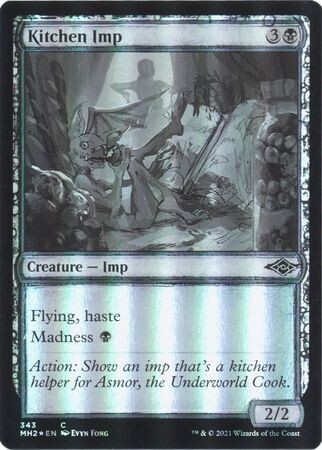 Kitchen Imp 343 - Showcase / Sketch Foil Modern Horizons 2 Collector Booster Foil Singles