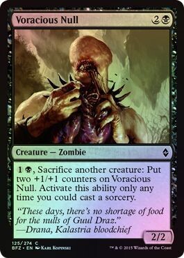 Voracious Null 125/274 - Foil Battle for Zendikar Foil Singles