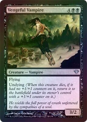 Vengeful Vampire 78/158 - Foil Dark Ascension Foil Singles (Español)