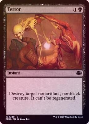 Terror 103/261 - Foil
Dominaria Remastered Foil Singles