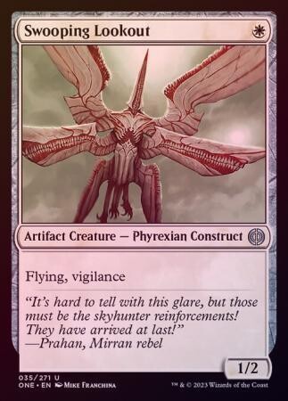 Swooping Lookout 035/271 - Foil Phyrexia All Will Be One Foil Singles
