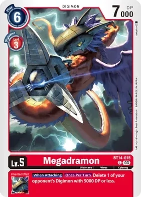 Megadramon - Blast Ace (BT14)
Blast Ace