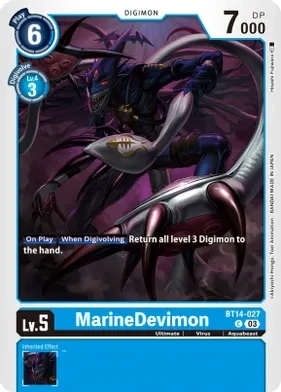 MarineDevimon - Blast Ace (BT14)
Blast Ace