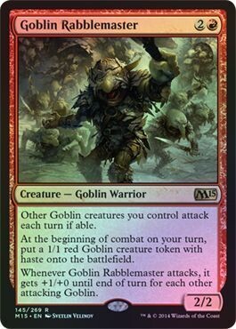Goblin Rabblemaster - Foil 145/269
Magic 2015 (M15) Foil Singles(Español)