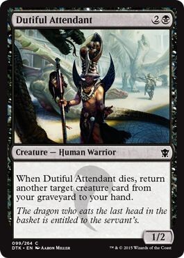 Dutiful Attendant 099/264 Dragons of Tarkir Singles (Español)