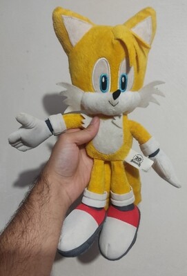 SH Tails Peluche Sonic 20th Anniversary Jazwares 10 Pulgadas