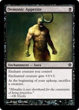 Demonic Appetite 106/248 - Rise of the Eldrazi Singles (Español)