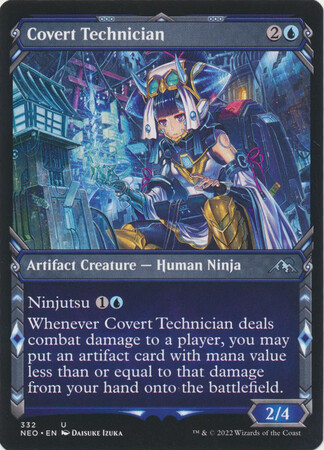 Covert Technician 332 - Showcase Ninja Frame
Kamigawa Neon Dynasty Collector Booster Singles