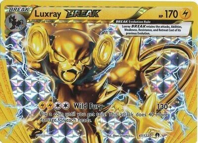 Luxray Break - 47/122 - Break Rare
XY: Breakpoint Singles