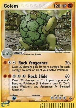 Golem - 5/97 - Holo Rare
Ex Dragon Singles