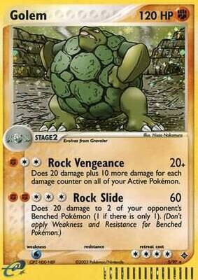 Golem - 5/97 - Holo Rare
Ex Dragon Singles