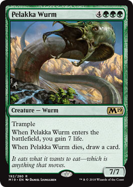 Pelakka Wurm 192/280 - Magic 2019 (M19) Singles