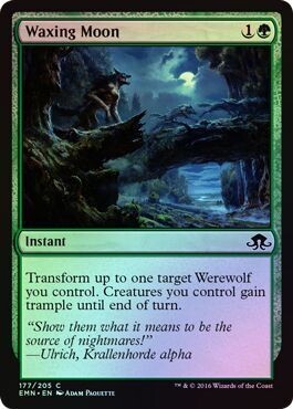 Waxing Moon 177/205 - Foil Eldritch Moon Foil Singles