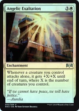 Angelic Exaltation 002/259 - Foil Ravnica Allegiance Foil Singles