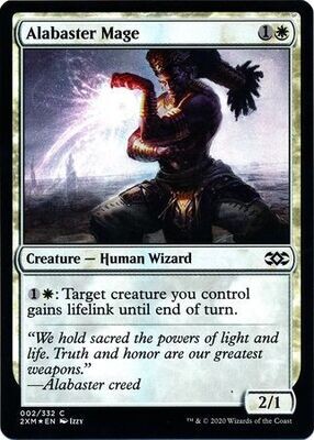 Alabaster Mage 002/332 - Foil Double Masters Foil Singles