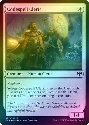 Codespell Cleric 007/285 - Foil Kaldheim Foil Singles