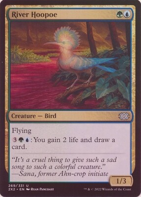 River Hoopoe 269/331 - Foil Double Masters 2022 Foil Singles