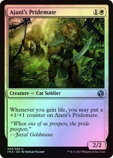 Ajani&#39;s Pridemate 005/249 - Foil
Iconic Masters Foil Singles