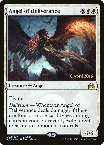 Angel of Deliverance 002/297 - Launch Party &amp; Release Event Promos (LARP) (Español) (FOIL)