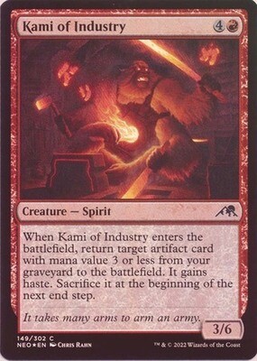 Kami of Industry 149/302 - Foil
Kamigawa Neon Dynasty Foil Singles