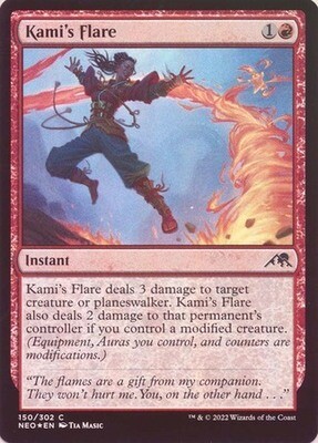 Kami&#39;s Flare 150/302 - Foil
Kamigawa Neon Dynasty Foil Singles
