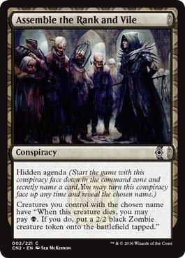 Assemble the Rank and Vile 002/221 - Conspiracy: Take the Crown Singles