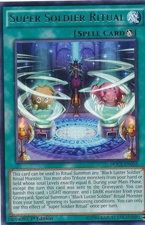 Super Soldier Ritual - DOCS-EN056 - Rare 1st Edition
Dimension of Chaos 1st Edition Singles
